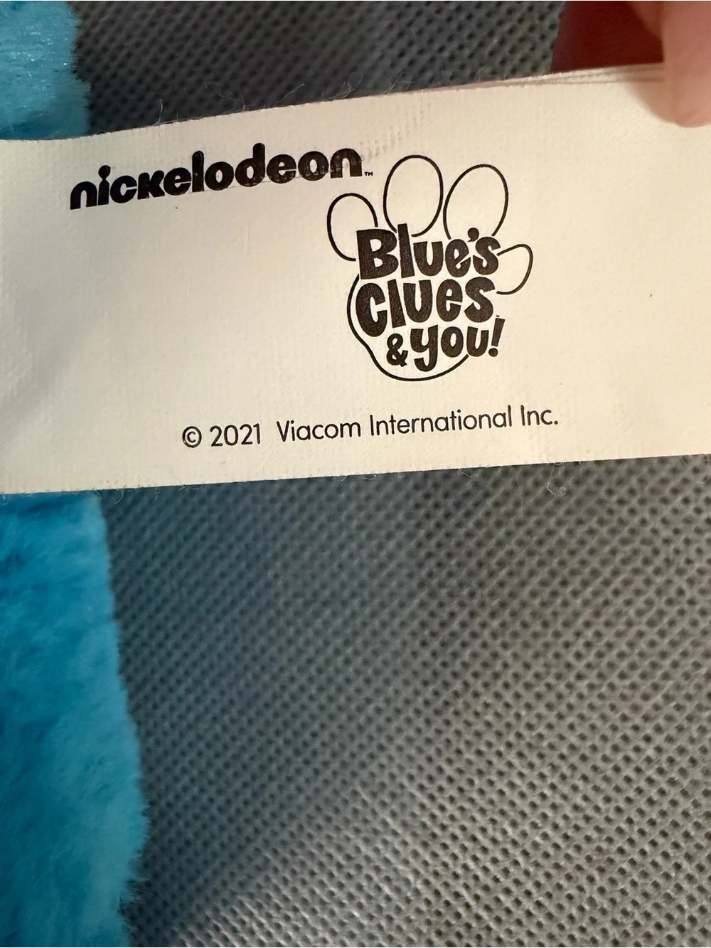Blue’s Clues & You Blue Plush Dog Talks Works Nickelodeon 2021(F167)